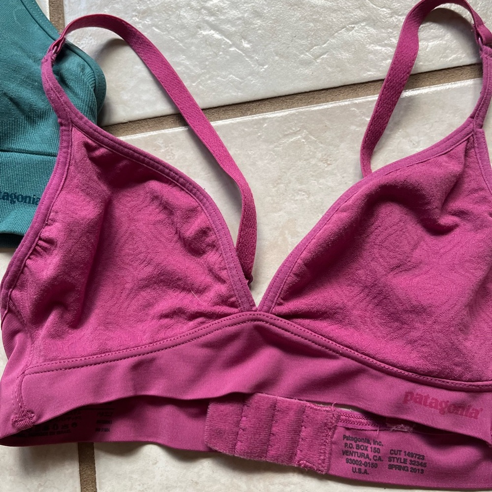 Patagonia Barely XS raspberry bralette